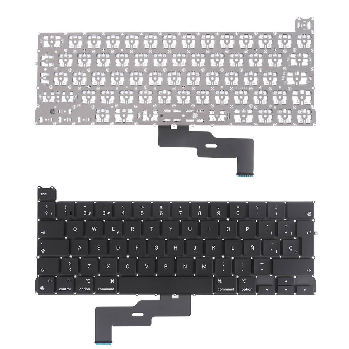 Picture of New Replacement Laptop Keyboard For iphone A2338  Backlit SP,APPLE Macbook Pro A2338 BLACK (without Backlit) SP Layout
